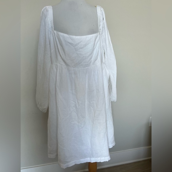 J CREW Gause white Dress brand new in a XL - Picture 3 of 5